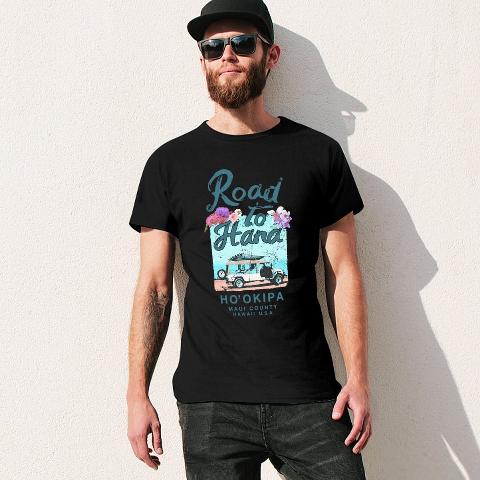 Road to Hana Maui Hawaii Vinta - Vintage Hawaiian Floral Shirt recension och pris