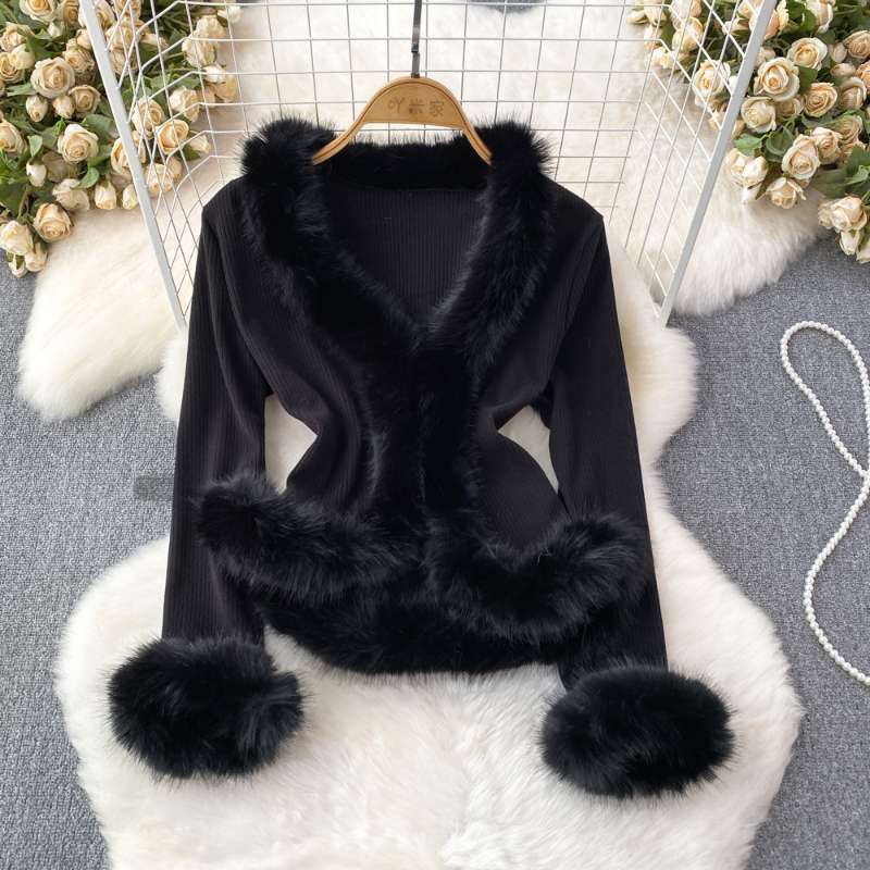 Women Plus Size Faux Fur Splic - Jackets recension och pris