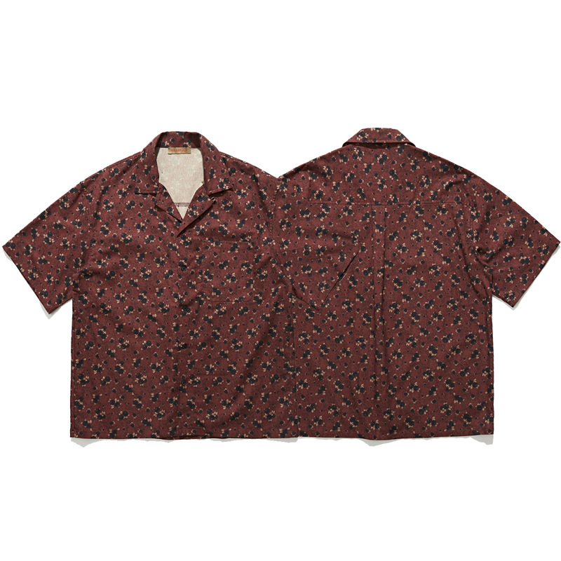 Japanese retro ethnic style Cu - Vintage Hawaiian Floral Shirt recension och pris