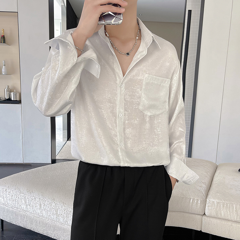Sexy Silk Satin Shirts for Men - Mens Satin Silk Dress Shirt recension och pris