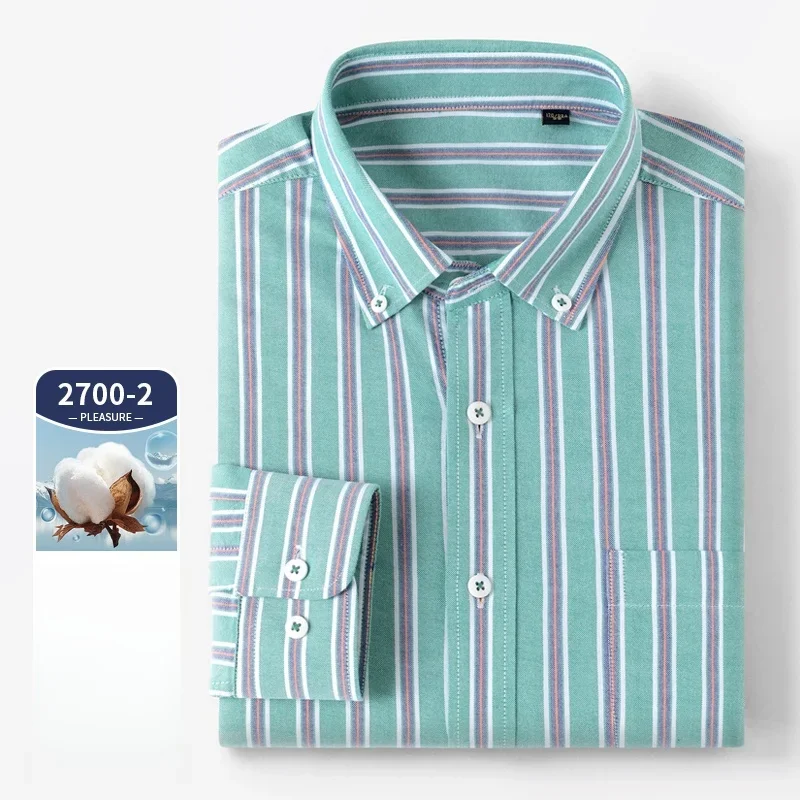 High Quality Long sleeve Shirt - Oxford Cotton Casual Shirt Business recension och pris