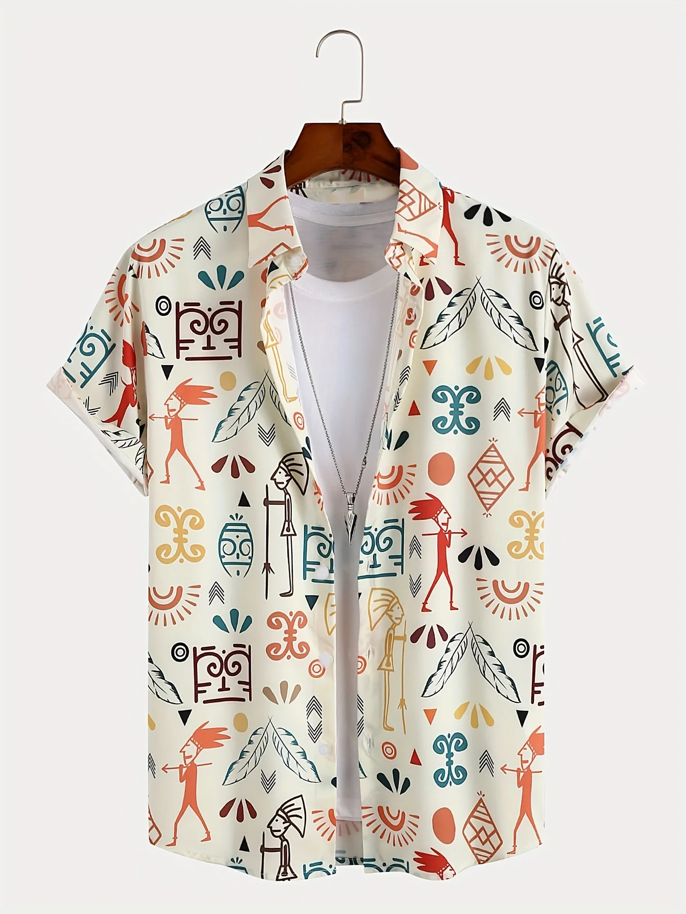 Breathable Thin Fabric Multi S - Vintage Hawaiian Floral Shirt recension och pris