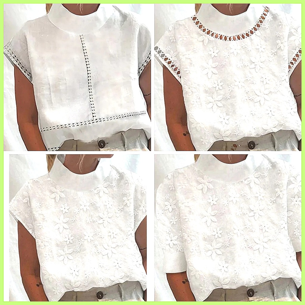 Women's Cotton Linen Pullover  - Shirts recension och pris