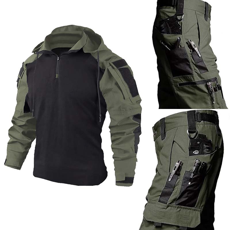 Tactical Military Uniform Set  - Tactical Military Shirt Cargo recension och pris