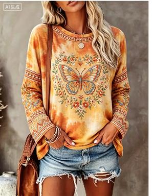 Women Long Sleeve T‑Shirt Vint - T-Shirts recension och pris