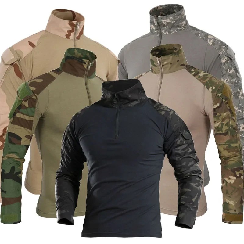 Combat Shirts Camo Cargo Sport - Tactical Military Shirt Cargo recension och pris