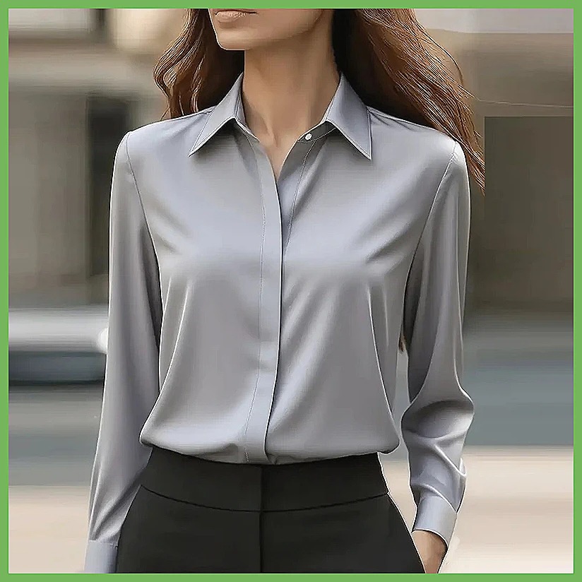 New Women's Office Blouse Long - Shirts recension och pris