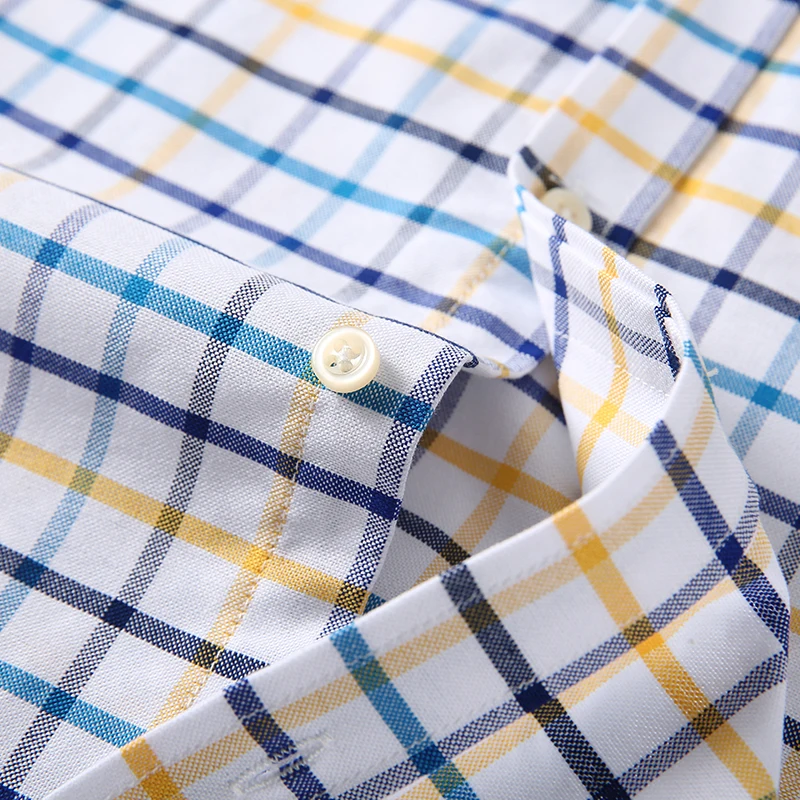 Men's 100% Cotton Shirts Long  - Oxford Cotton Casual Shirt Business recension och pris