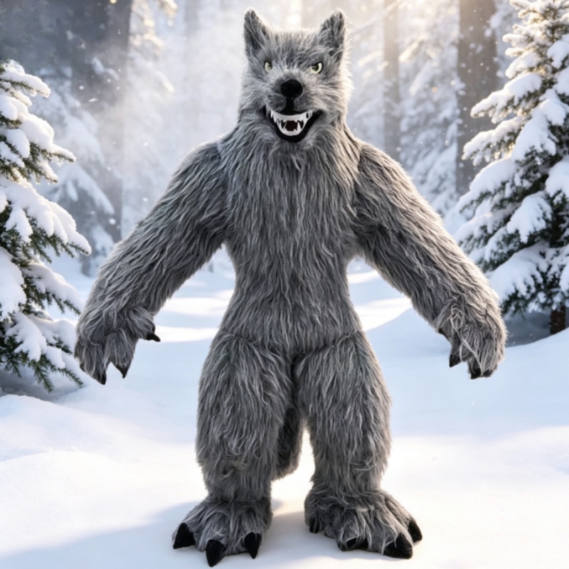 Giant Inflatable Grey Wolf Mas - Suits recension och pris