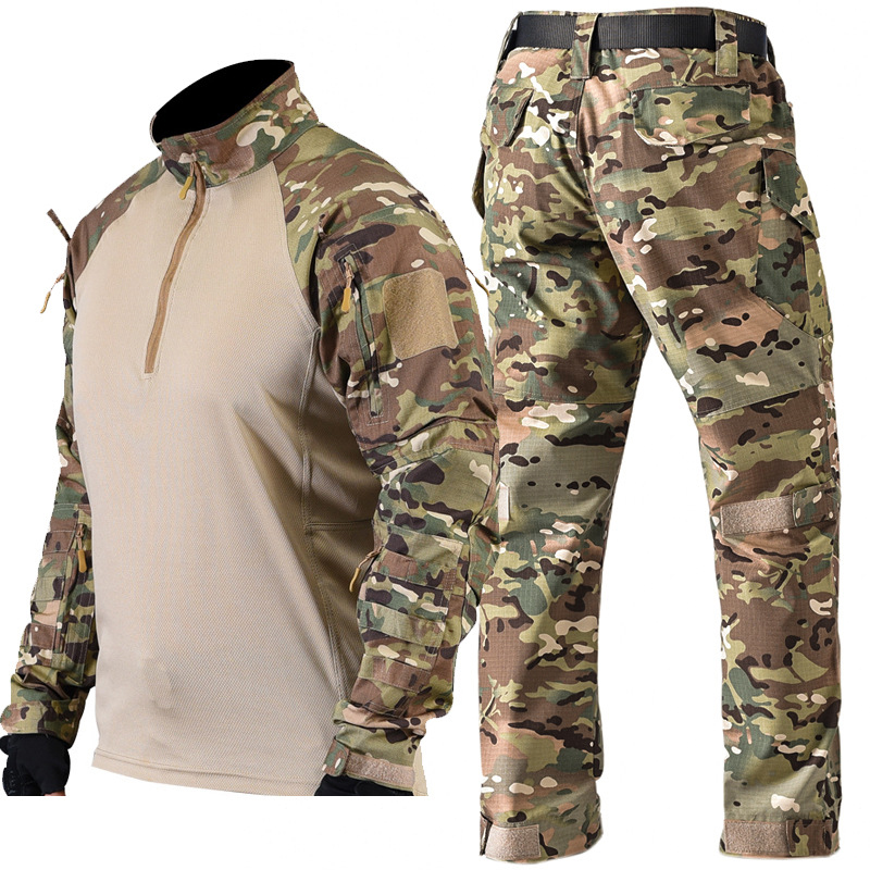 Men's Tactical Combat Uniform  - Tactical Military Shirt Cargo recension och pris