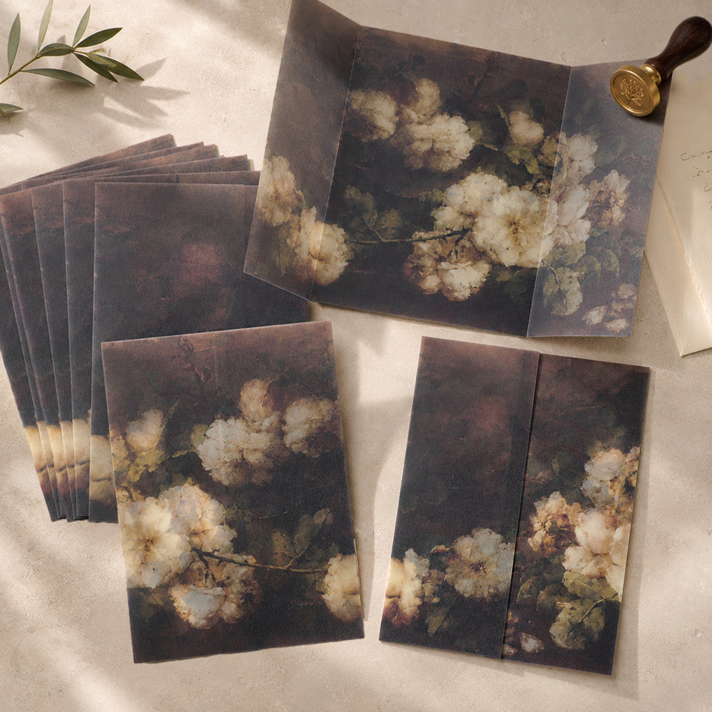20/50pcs Pre Folded Vellum Jac - Jackets recension och pris