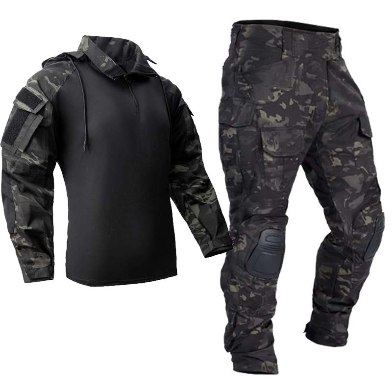 Men Tactical Uniform Milit Out - Tactical Military Shirt Cargo recension och pris